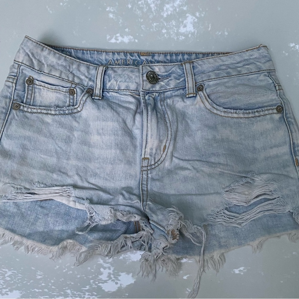 American Eagle Raw Hem Shorts